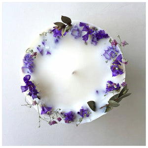 Decorated Soy Wax Candle WILDFLOWER ROMANCE