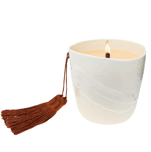 Bone China Vessel Candle VELVET TOUCH